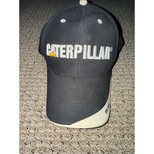 vintage caterpillar black SnapBack hat